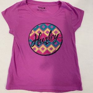 Hurley girls tee Size Large! 💜